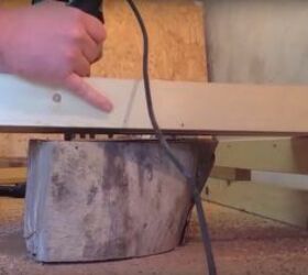 diy solid wood lamp with a wooden shade, Use a Router