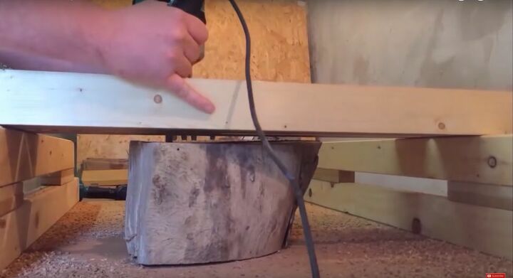 diy solid wood lamp with a wooden shade, Use a Router