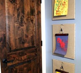 11 creative ways to save and display kids art, Hang display boards in a bedroom