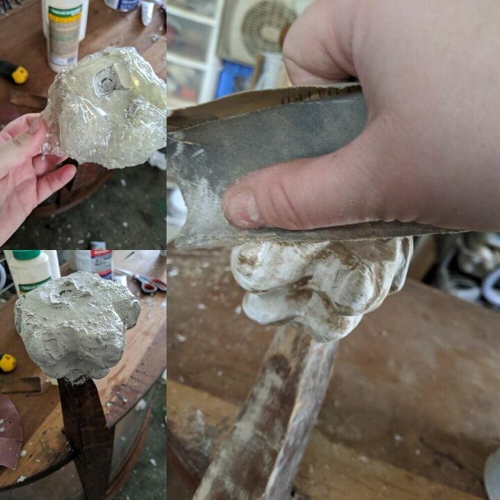 how to bring antique back to life and rebuild broken feet
