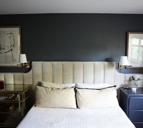 DIY Upholstered Channel Tufted Headboard