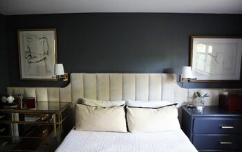 DIY Upholstered Channel Tufted Headboard