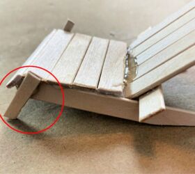 make a miniature adirondack chair