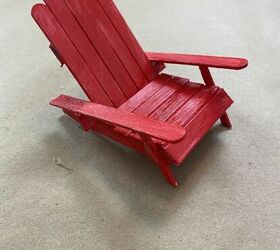 make a miniature adirondack chair