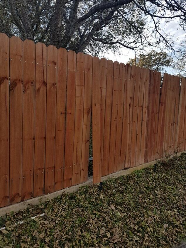 q how do i fix my fence