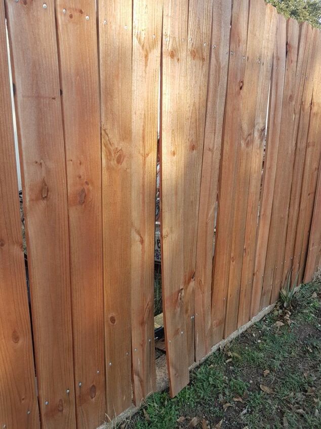 q how do i fix my fence