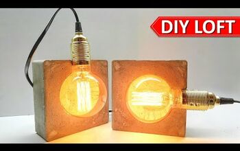 ¿Cómo hacer una lámpara de hormigón?
