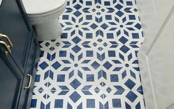 Floor Stenciling Makeover