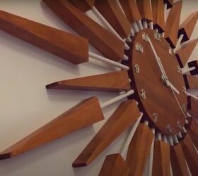 Learn How to Make a Classic Mid-Century Modern Sunburst Clock