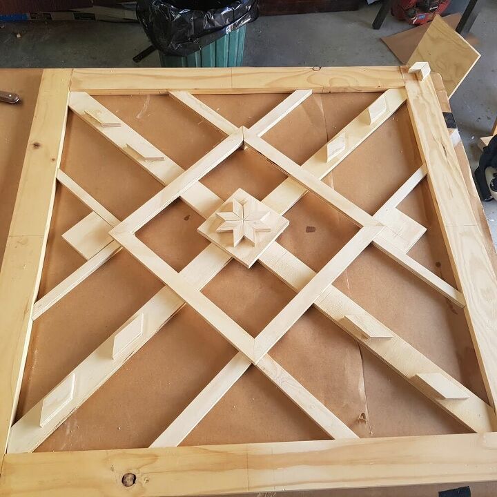 wall hanging made from scrap wood