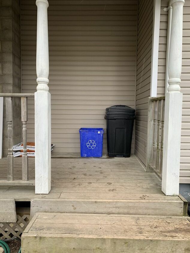 caja de almacenamiento de basura reciclaje