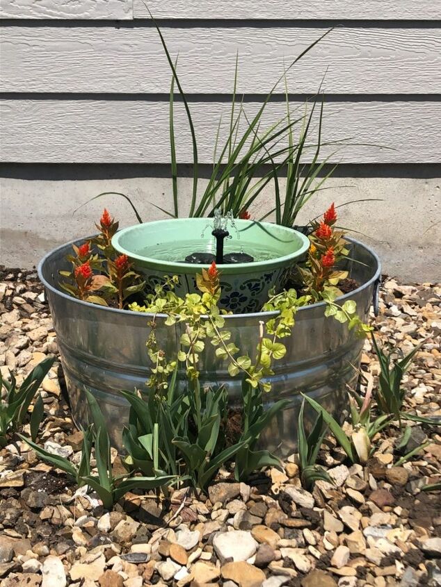 bird bath planter
