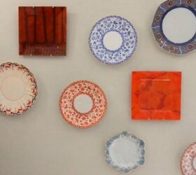 s 12 ways to decoupage ordinary items into extraordinary decor, Fabric Glass Plates