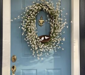 s 13 gorgeous ways to brighten up your decor with faux flowers, Lovebirds Blossom Wreath