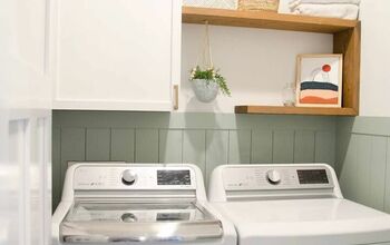 Low Cost DIY Laundry Room Makeover