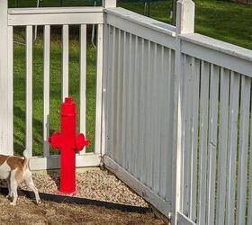 how to cheaply easily make a diy fire hydrant for your doggy, DIY fire hydrant