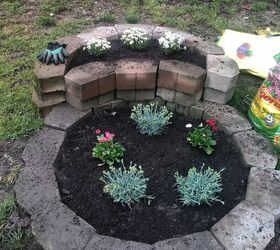from trash to fairy garden