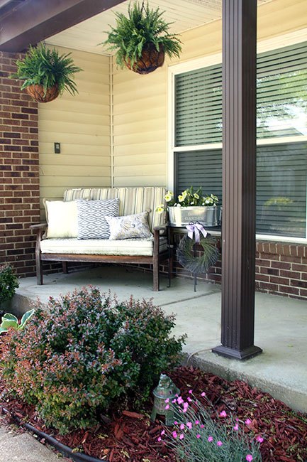 13 unique ways to make over your porch in time for summer, Plant flowers in galvanized buckets
