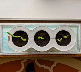 plant drip tray from a picture frame