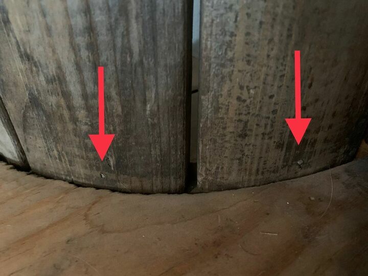 corner shelves from a wooden spool
