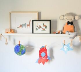 art garland clothespin picture holder