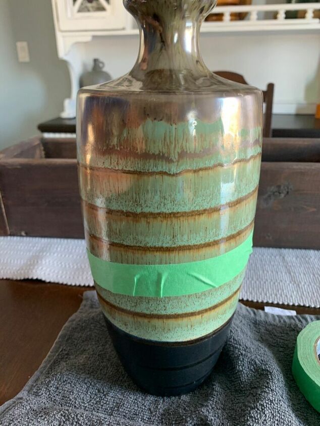 two toned vase