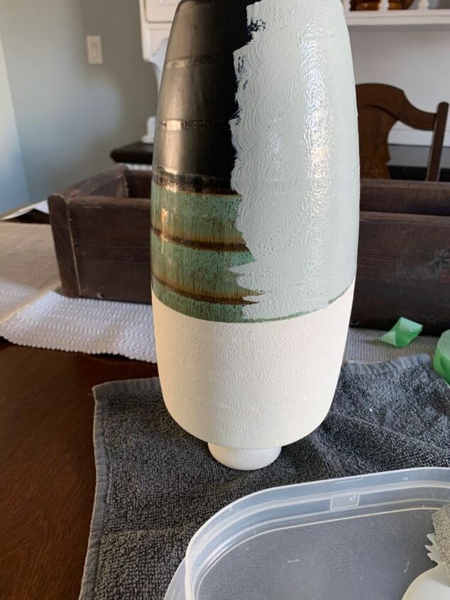 two toned vase