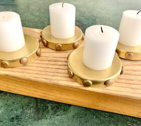 Faux Metal Candle Holders