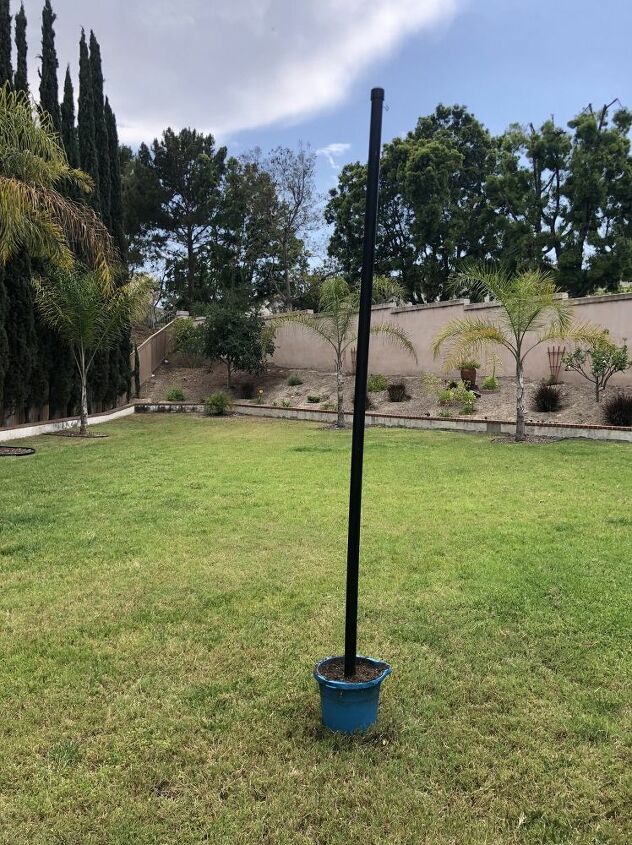 diy wine barrel market light posts