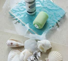 Cómo hacer un sujetalibros de conchas marinas