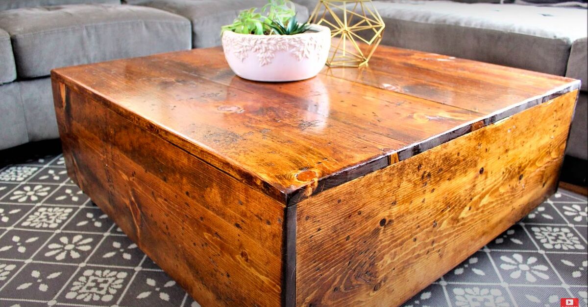 Build an Easy DIY Square Farmhouse Coffee Table Yourself | Hometalk