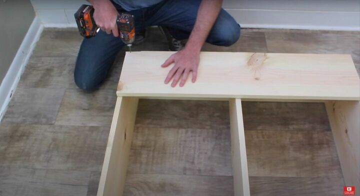 build an easy diy square farmhouse coffee table yourself, Screw