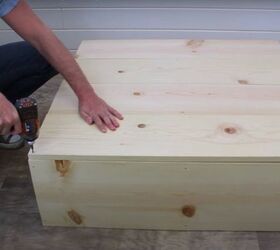 build an easy diy square farmhouse coffee table yourself, Completed Table Top