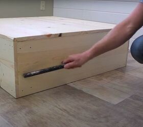 build an easy diy square farmhouse coffee table yourself, Beat It Up Some More