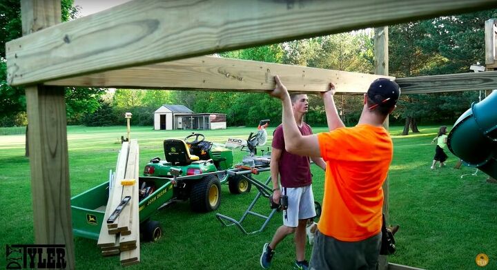 build a diy jungle gym that will make you the talk of the town, Add More Beams