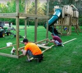 build a diy jungle gym that will make you the talk of the town, Install the Ladder