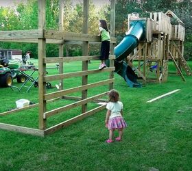 build a diy jungle gym that will make you the talk of the town, Let the Kids Test It Out