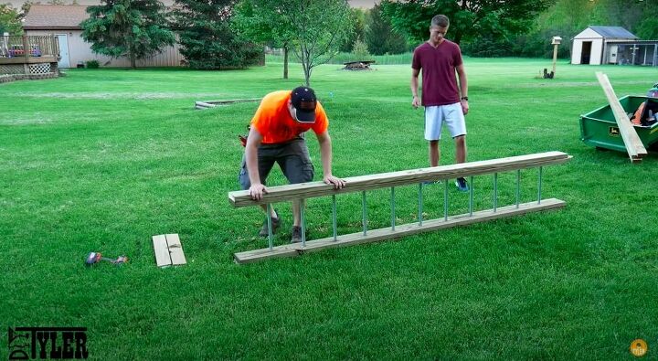 build a diy jungle gym that will make you the talk of the town, Attach Another Beam
