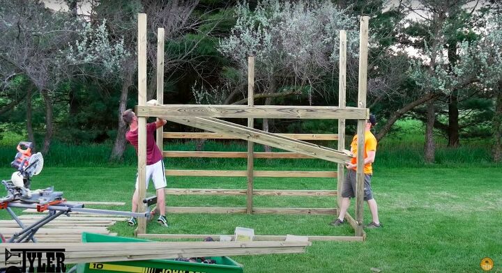 build a diy jungle gym that will make you the talk of the town, Lift the Bars Into Place