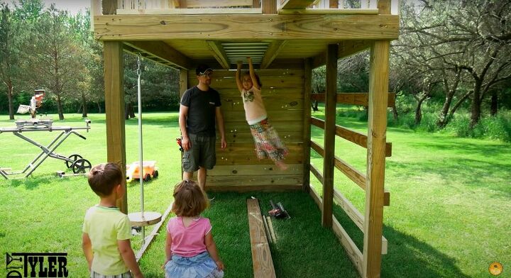 build a diy jungle gym that will make you the talk of the town, Let the Kids Test It Out