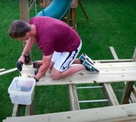 build a diy jungle gym that will make you the talk of the town, Add the Deck
