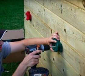 build a diy jungle gym that will make you the talk of the town, Add the Handholds