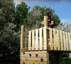 build a diy jungle gym that will make you the talk of the town, Saw Off Excess Railing Posts