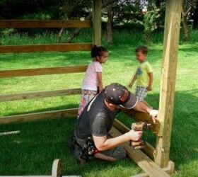 build a diy jungle gym that will make you the talk of the town, Build the Benches