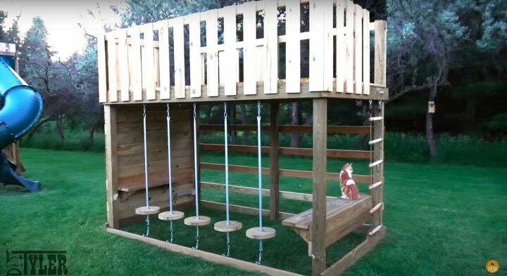 build a diy jungle gym that will make you the talk of the town, Island Swings