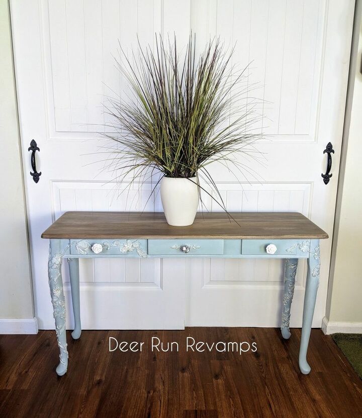 how to turn a mdf table into a work of art using paint moulds and clay