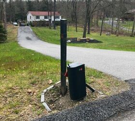replacing old mailbox and post