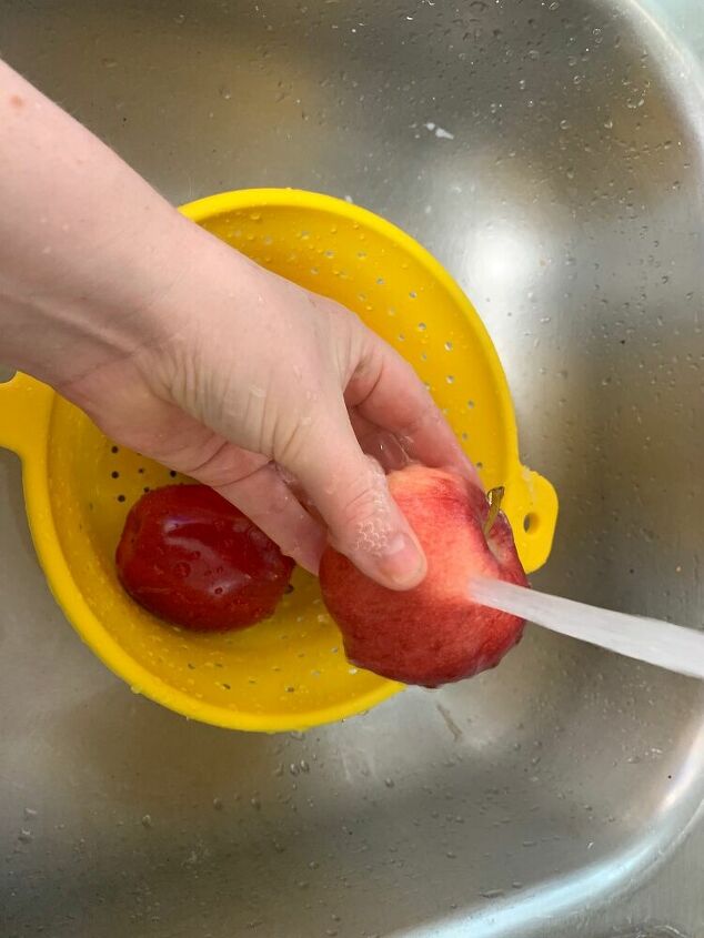 como lavar frutas e legumes