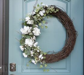 door wreath for summer