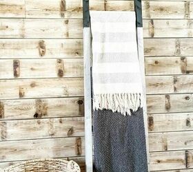 two toned blanket ladder